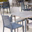 Chaise de patio empilable Aquil-593786441