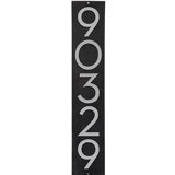 Floating Modern 4" Number Vertical Address Plaque (5 Digits)