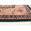 Tapis de la zone en laine bleu/beige 9 pi 1 po x 12 pi 6 po one-of-kind à la main-noué la 2010 Condrey