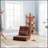 Fold Down Sofa Bed, Adjustable Floor Couch Sofa with One Pillow, 5 Reclining Position