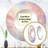 Sunset Cotton Candy Skies III - Sunset Decorative Wall Mirror, Pink Round Mirror, Printed Metal Art-99618398