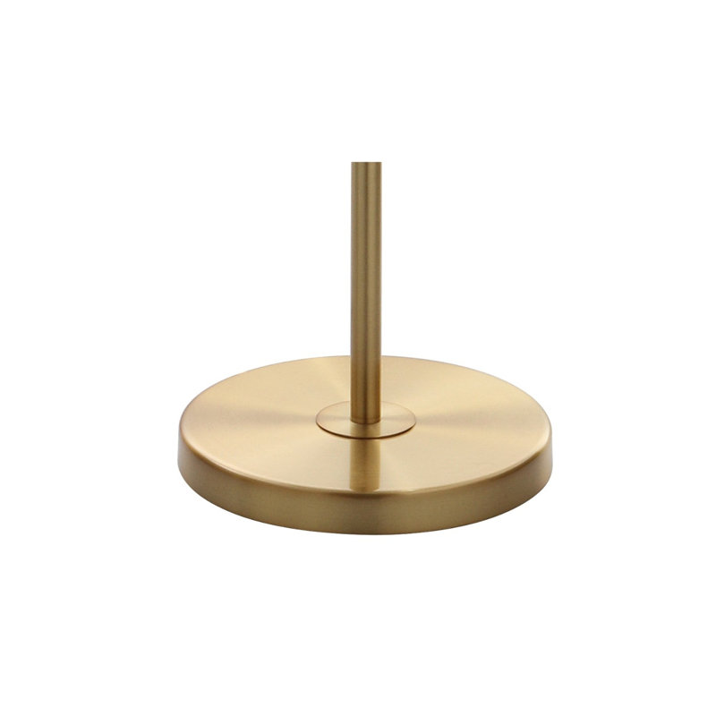 Lampe sur pied traditionnelle 60 po Wachter, Laiton doré