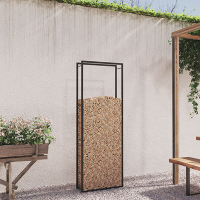 Iohannes 19.7'' W Steel Log Rack