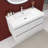 36 Inches Wall-Mounted Bathroom Vanity Set With Resin Integrated Top-23506378