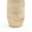 Vase en bois | Pièce décorative élégante fabriquée à la main pour la décoration intérieure | 7 x 18 po