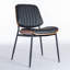 Ensemble de salle à manger rectangulaire 63 po avec chaises en similicuir courbé-962719915-962719916