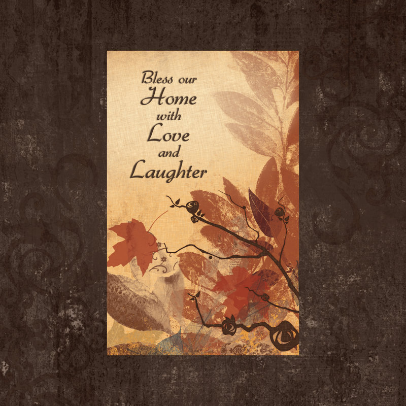 Bless This Home 4 - Wrapped Canvas Print, 51cm H x 51cm W x 3.8cm D