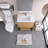 Frido 30'' Single Bathroom Vanity with Solid Surface Top