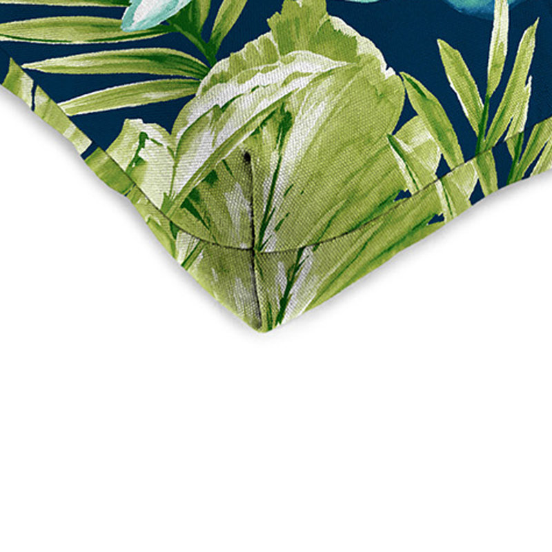 Contoured Outdoor Wicker Seat Cushion, Zealand Capri