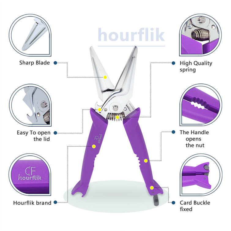 hourflik Multi-Purpose Kitchen Scissors, Come Apart, Heavy Duty, Dishwasher  Safe, Ultra Sharp Stainless Steel 