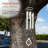 39"H Outdoor Metal Tuned Wind Chime with Gemstone