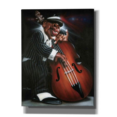 «Jazzman D» par Leonard Jones - impression sur toile tendue
