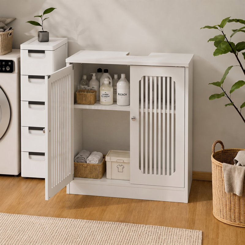 60cm Single Bathroom Vanity Base Only