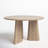 Daymon Oak Round Dining Table