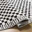Freud Checkered Area Rug-2047391183