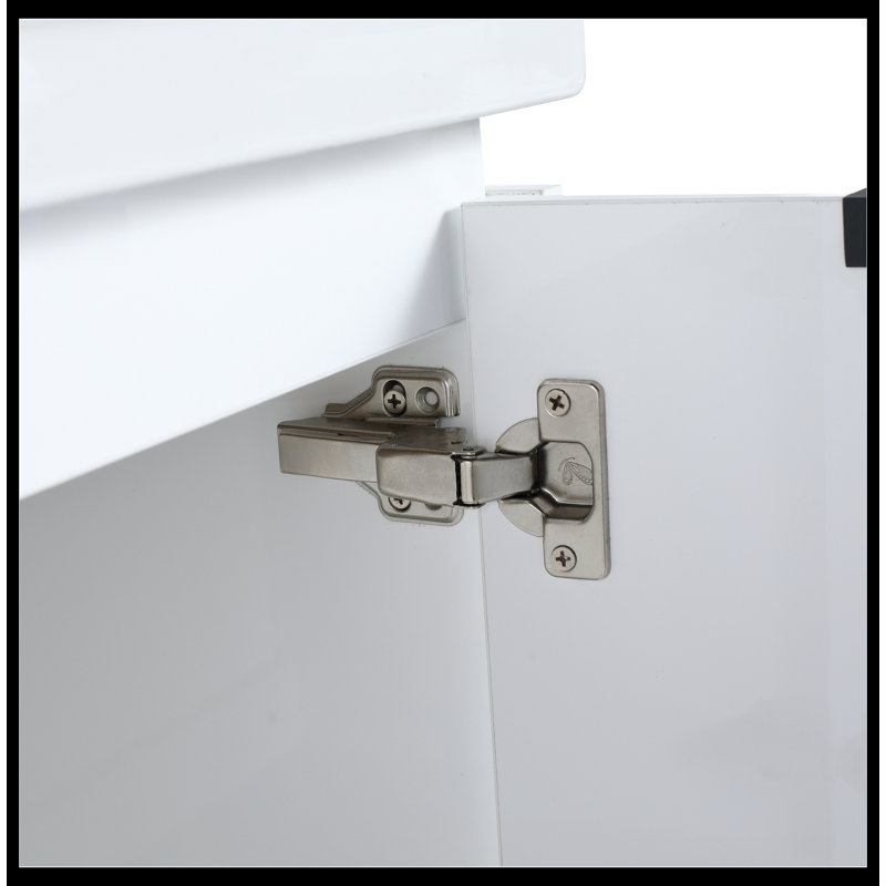 Meuble-lavabo double 59,60 po avec plateau Annalynn