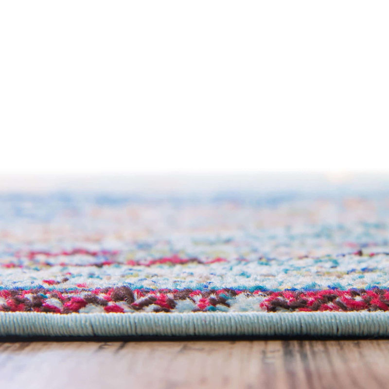 Tapis contemporain Mulloy couleur fougère, Rectangle 6 pi x 9 pi