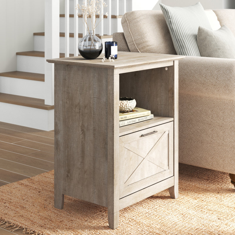 Table de bout avec rangement Huckins