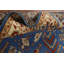 Blue Geometric Oushak Indian Area Rug 9x12