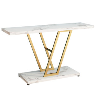 Console de 42 pouces avec tables de couloir et tables d'entrée industrielles