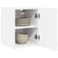Vidaxl Hanging Cabinet With Storage Riga 2 Pcs Concrete Grey And White-121217769-121217765