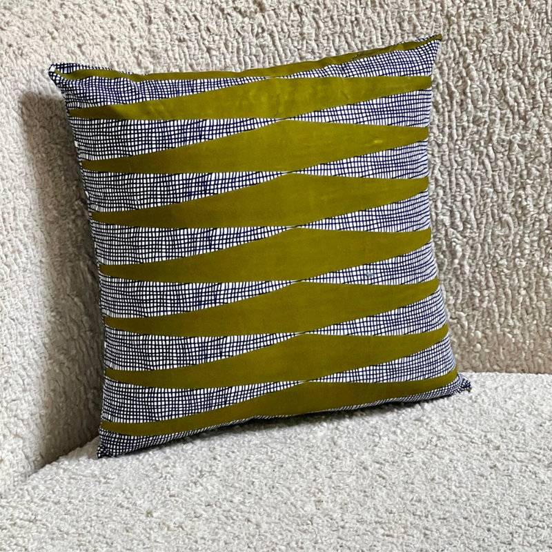 Housse et insert de coussin décoratif intérieur / extérieur en coton , 14 po x 14 po