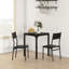 Ensemble de table de salle à manger 3 pièces pour 2 personnes, table de cuisine moderne et chaises, ensemble de salle à manger, bois-970861446