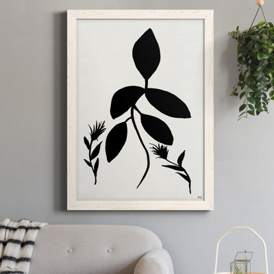 Toile encadrée Silhouette Garden I-Premium - prête à être accrochée