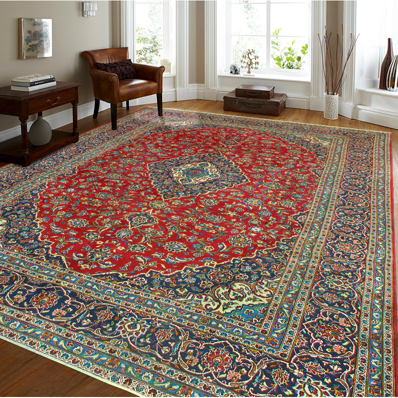 Khylar Distressed Anzar Red Rug