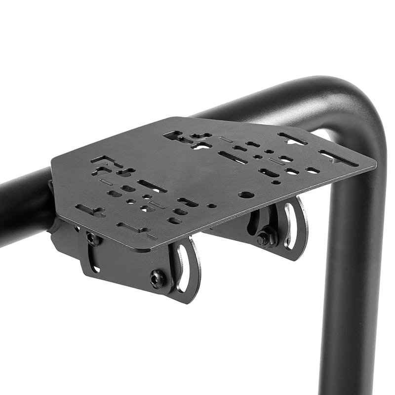 Support de volant de course, support de volant de simulateur intégré robuste, Fit Logitech G25, G27, G29, G920, G923, Thrustmaster T300RS, TX F458, T500RS, T3PA-PRO (F1 / GT) et pédales CSR, noir
