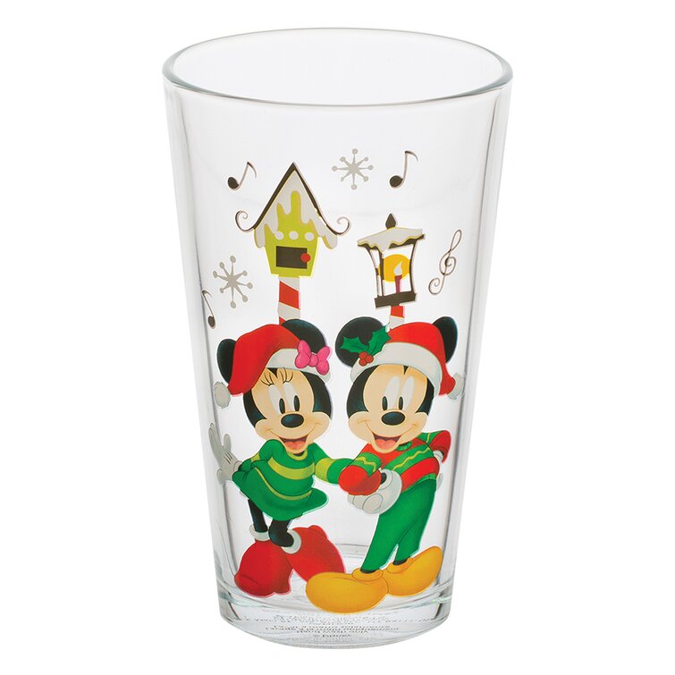 Christmas Disney Mickey&Minnie Mouse whiskey glasses (4)