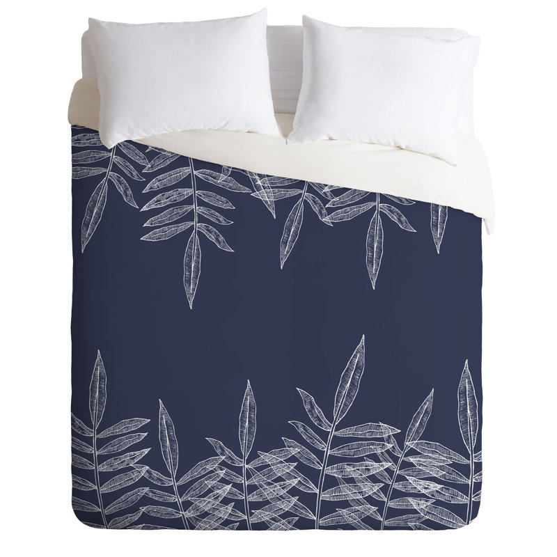 Polyester Floral Duvet Cover, King Duvet Cover + 2 Shams