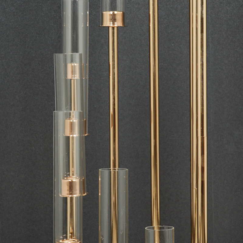 57'' H Iron Tabletop Candelabra