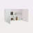 19.7" H X 31.5" W Double Door Mirror Medicine Cabinet, Three Interior Shelves For Bathroom, Kitchen -916748894
