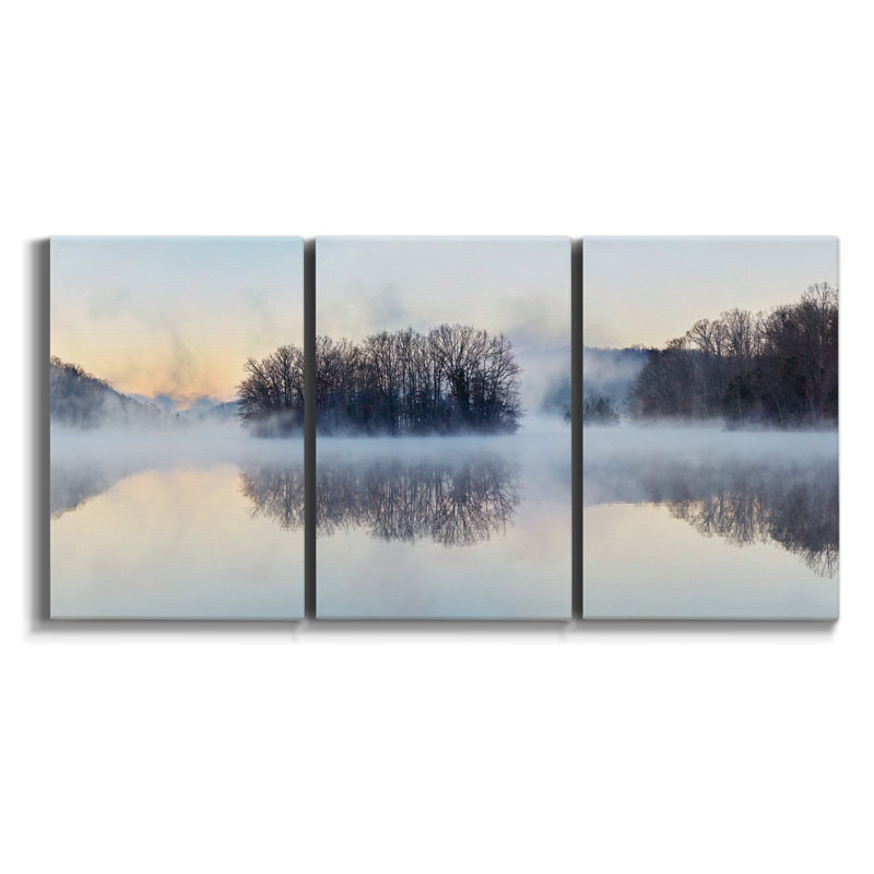 " Abstract Fields " 3 - Pieces, 48" H x 96" W x 2" D