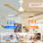 52" Wood Ceiling Fan NO Light-516500809-516500811