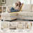 5 - Piece Chenille Modular Sectional Sofa Couch With Storage Ottomans-1609070241