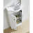 Jorrie 17.75'' Single Bathroom Vanity with Solid + Manufactured Wood Top-1991424275