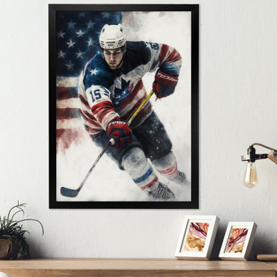 " Hockey Player On Ice II "