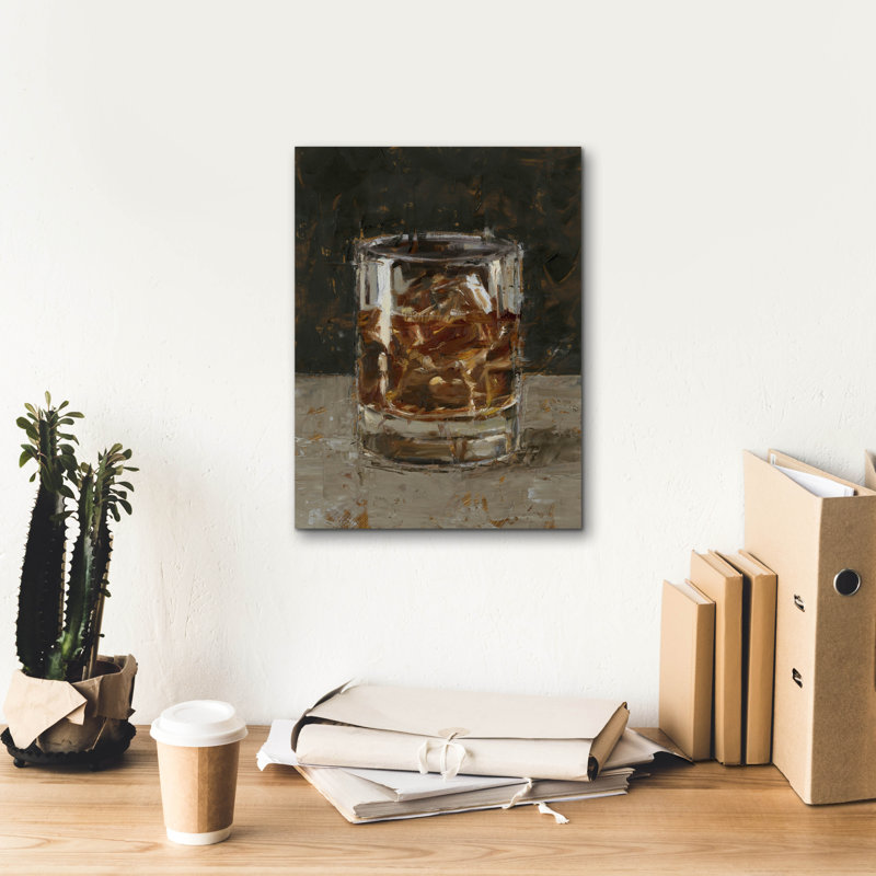 «The Hard Stuff 1» par Ethan Harper, art mural sur toile, H 16 po x l 12 po x P 0,75 po