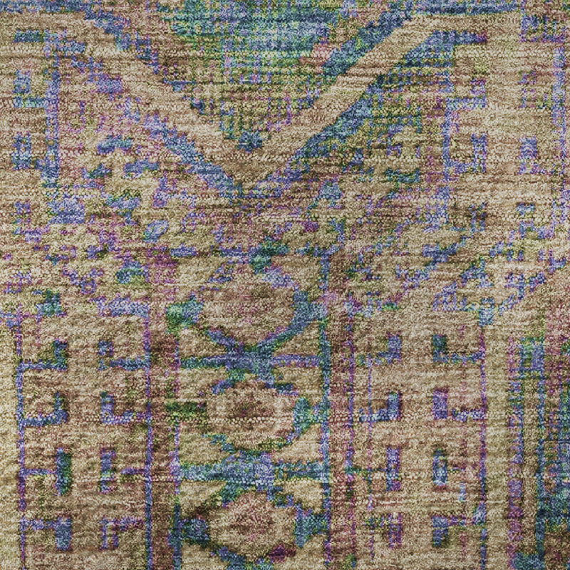 Premium Machine Washable Ashlynn Border Rug, Rectangle 9' x 12'