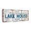 «Lake House Welcome On Canvas», ensemble de 3 pièces-1121891284