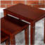Ensemble de 3 tables gigognes et chaises en cerisier