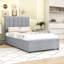 Lit plateforme simple tapissier-840492689