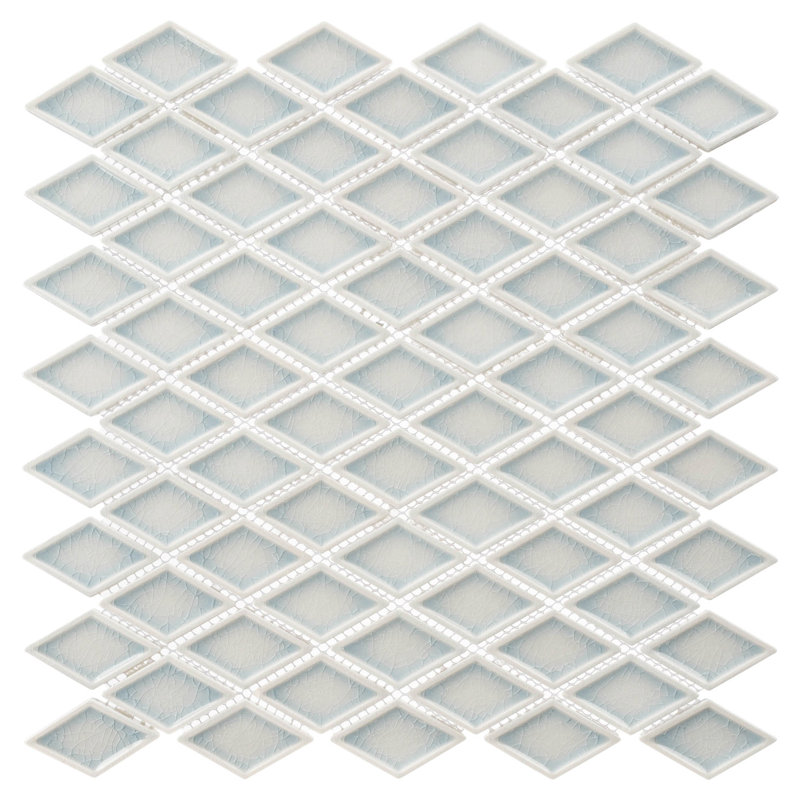 Carreau de mosaïque en verre poli et craquelé Auvene, Ames
