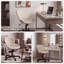 Fauteuil de bureau en cuir polyuréthane sans accoudoirs, fauteuil de bureau ergonomique et pivotant à hauteur réglable-130703138