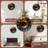 10-Inch Wooden Wall Clock, Silent Movement, Battery Operated (AA Batteries Not Included), Artistic  Decor, Perfect for Home Accents