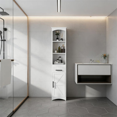 Armoire étroite avec tiroir