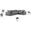 Canapé modulaire en tissu 4 pièces Hitha-94884204