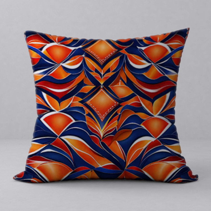 Oreiller New ManosMorenas, caractère et motifs vibrants / taille 22 po x 22 po